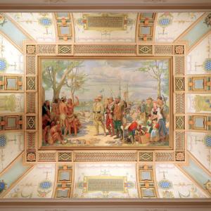 American Swedish Historical Museum - Grand Hall Ceiling American Swedish Historical Museum - Grand Hall Ceiling