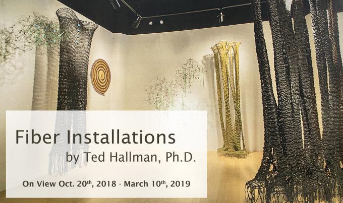 Ted Hallman's Fiber Installation at the American Swedish Historical Museum