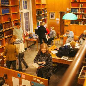 Researchers in the Library